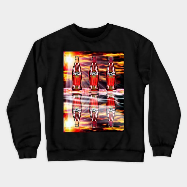 Cola Reflection Crewneck Sweatshirt by danieljanda